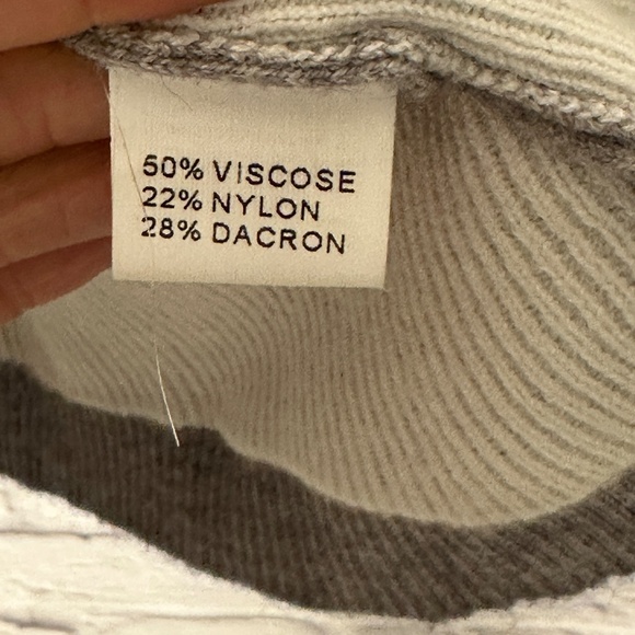 Cozy Gray Sequin Polka Dot Sweate - Picture 7 of 10